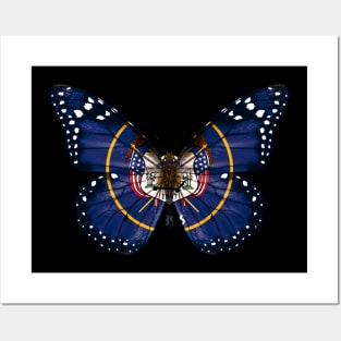 Utah Flag Butterfly - Gift for Utahn From Utah UT Posters and Art